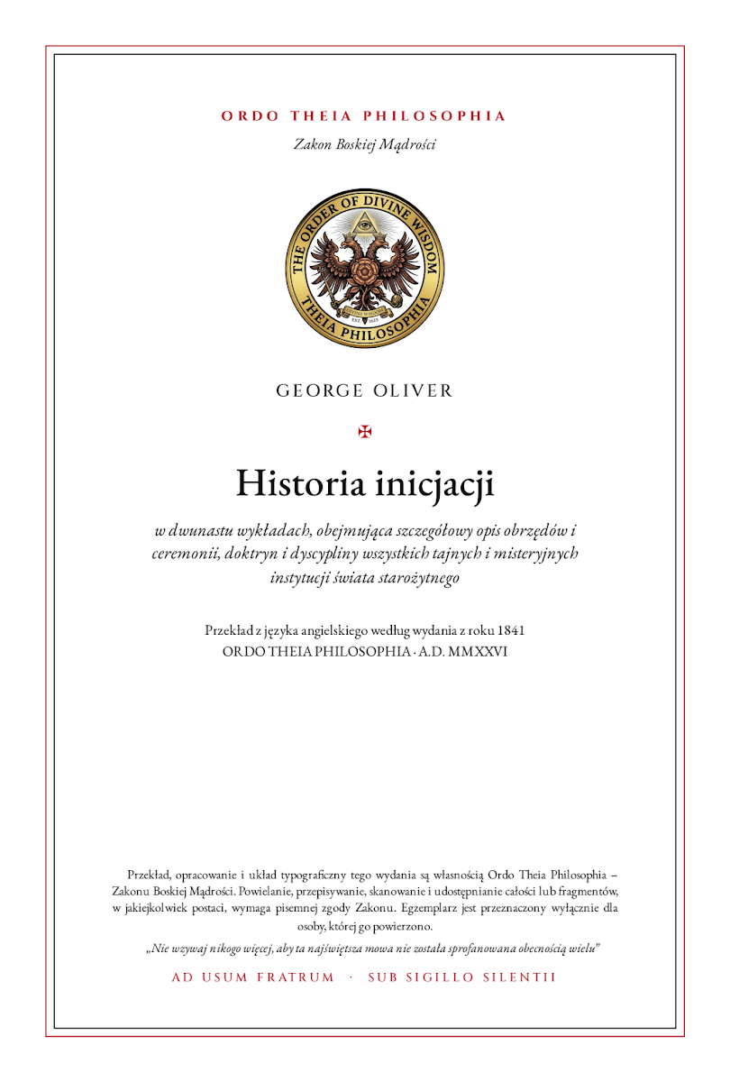 Pierwsza strona: Historia inicjacji – George Oliver