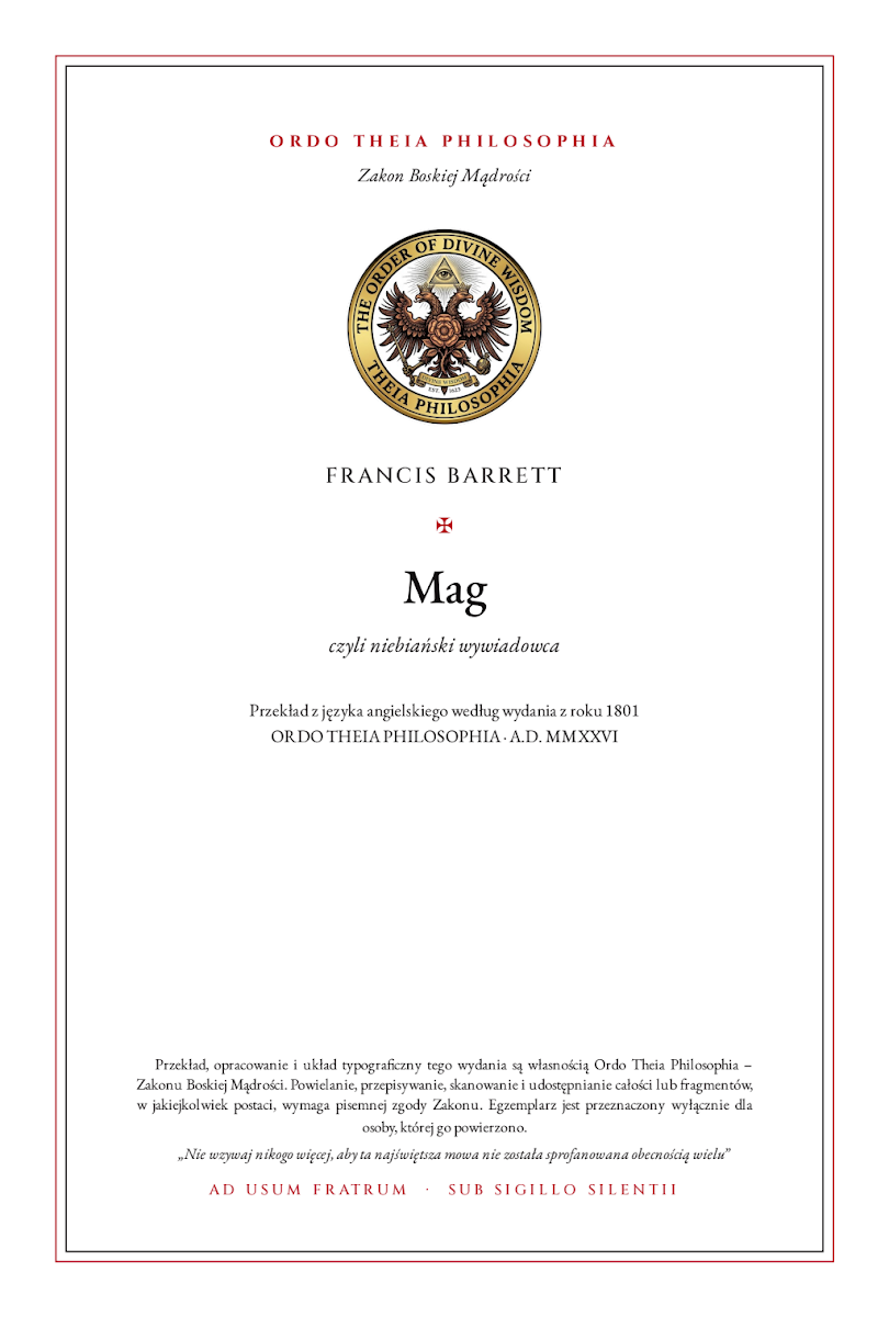 Pierwsza strona: Mag – Francis Barrett